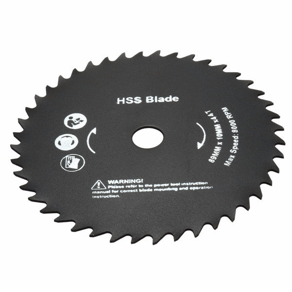 89mm 10mm Hole 44 Teeth HSS Circular Saw Blade Cutting Discs Wheel