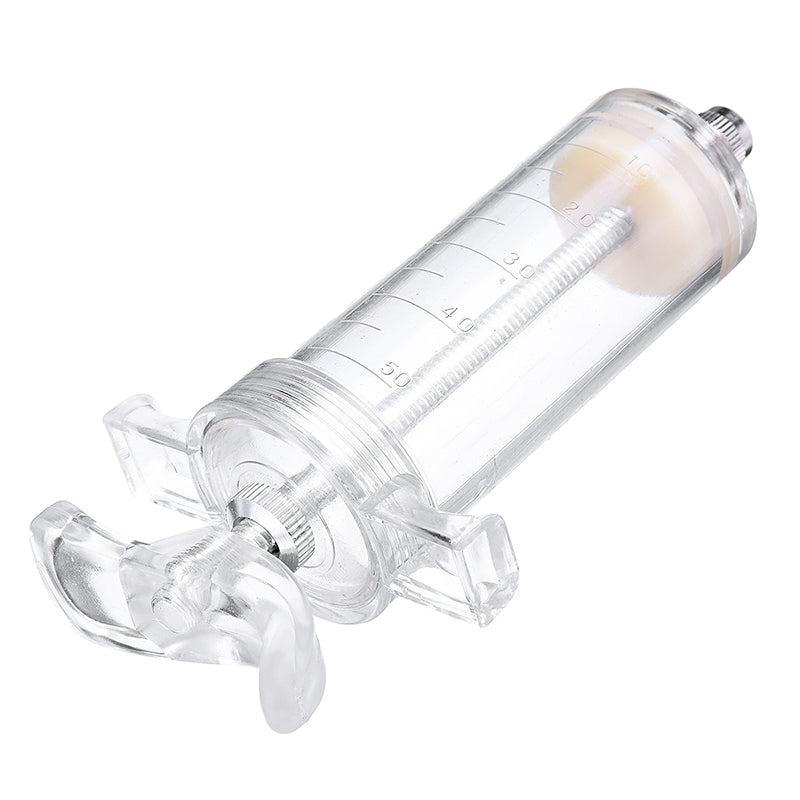 50cc Re-usable Injector Livestock Sheep Goat Cattle Drencher Adjust Dose Syringe