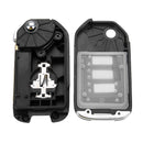 Car 3 Button Remote Fold Key Fob Case/bag Flip Shell for Honda Civic City Jazz HR-V XR-V