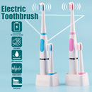 Electric Toothbrush IPX7 Waterproof One-touch Switch Soft Brush Head Low Noise Teeth Brush Whitening Kit