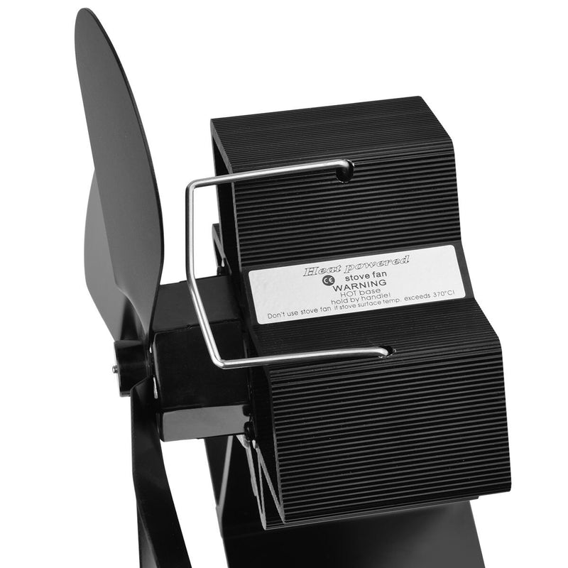 4 Blades Heat Powered Wood Stove Fan 203CFM Eco Fan For Wood Stoves Home Fireplace Fan Efficient Heat Distribution Home Tools