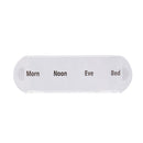 Weekly Pill Case Storage Organizer 7 Day Medication Compartment Container 28 Grid