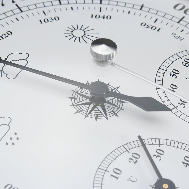 Wall Hanging Weather Forecast Thermometer Hygrometer Air Pressure Meter-30~+50 0~100%Rh 960~1060hPa