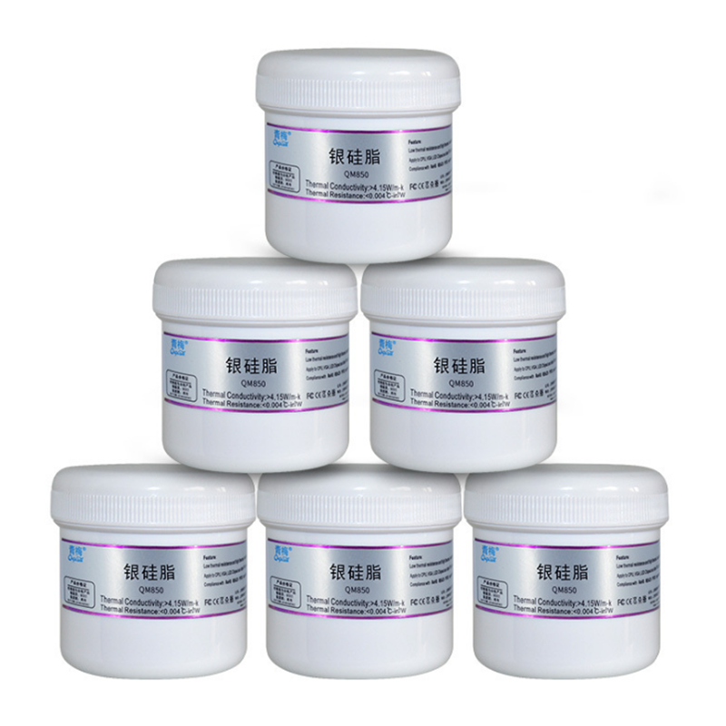 QNPLUM QM850 200g Silver Thermal Paste Grease Compound Silicone Thermal Grease Paste for CPU Cooling