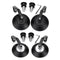 7/8inch Round Handlebar Rearview Mirrors Universal Motorcycle Handle Bar End Cafe Racer