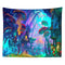 Wall Hanging Mystics Psychedelic Tapestry Mushroom Pattern Mandala Mat Decorations