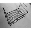 Multi-purpose Storage Basket Wardrobe Partition Metal Hanging Basket Refrigerator Rack Office Desktop Table Organizer Basket