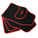 Universal 4pc Front Rear PVC Car Van Floor Mat Carpet Non-Slip GRIP Feet Pattern