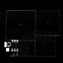 4 Layer Cake Cup Stand Tray Wedding Party Cupcake Display Holder LED String Light