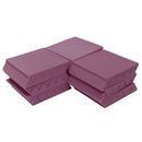 6Pcs 25x25x5cm Acoustic Wedge Foam Tile Sound Absorption Panel Soundproof