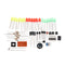 LED Light Control Music Heart-shaped DIY LED Flash Light Kit Eelectronic Production Kits