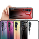Bakeey Gradient Color Shockproof Tempered Glass Protective Case for Xiaomi Mi Note 10 / Xiaomi Mi Note 10 Pro / Xiaomi Mi CC9 Pro