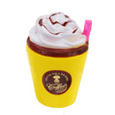 Suction Cup Coffee Squishy 8*10cm Slow Rising Soft Collection Gift Decor Toy With Packaging