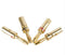 4PCS Cable Connector Screws Free Soldering Banana Pure Copper HI-FI Terminal For Speaker