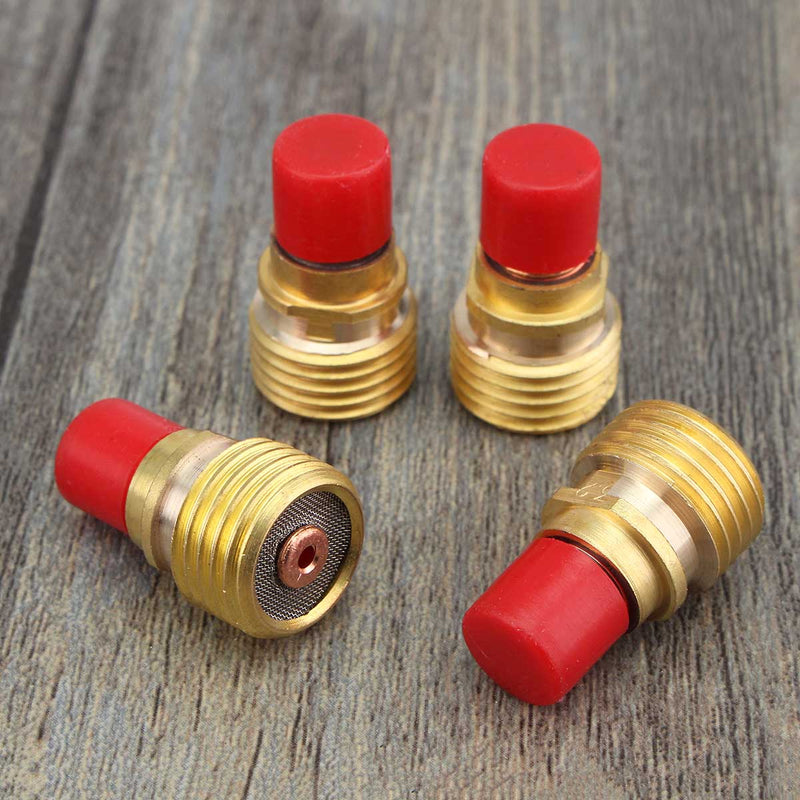 44PCS TIG Welding Torch Stubby Gas Lens
