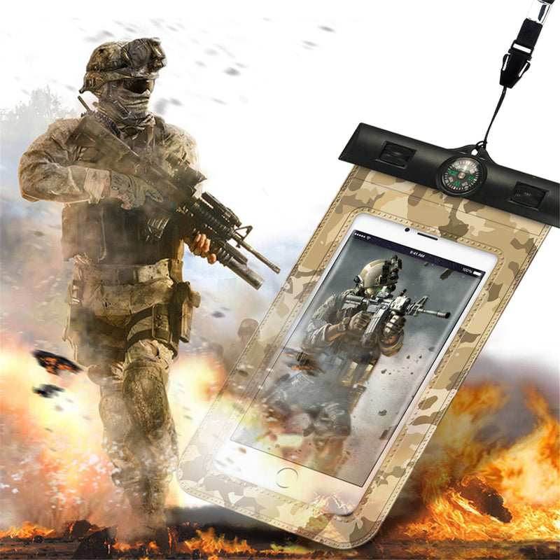 Universal Sport Screen Touch Waterproof Lanyard Bag Arm Band for Xiaomi Mobile Phone Under 6 inch