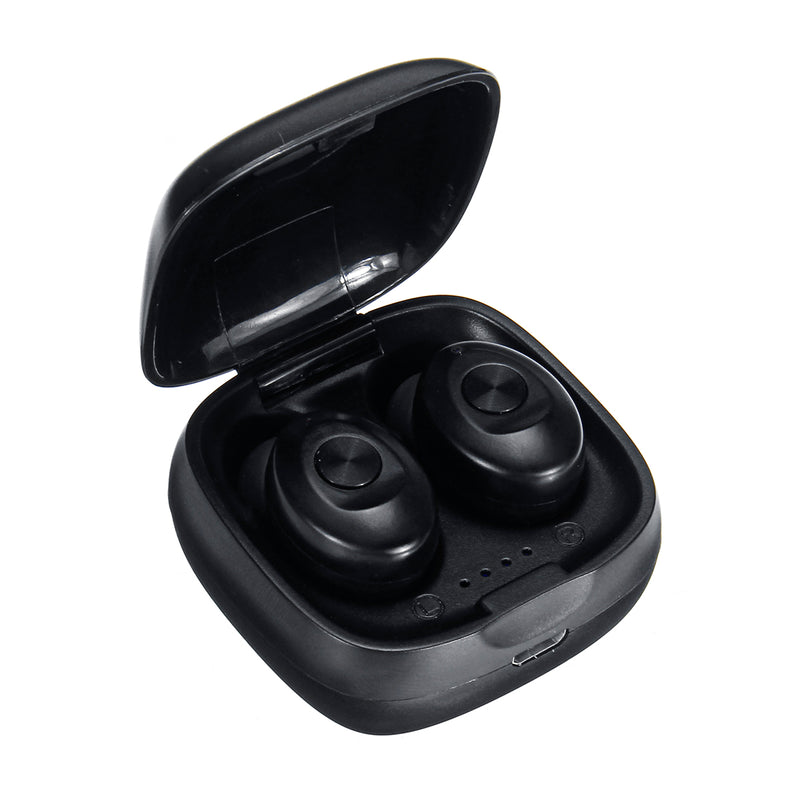 Mini TWS True Wireless bluetooth 5.0 Earphone 5D Stereo IPX5 Waterproof Headphone with Mic