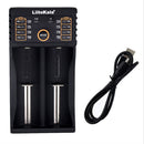 liitokala lii-202 5V 2A 18650/26650/16340/14500 Micro USB Battery Charger