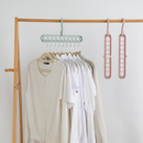 Multi-functional Cloth Hanger Balcony Wardrobe Store Rotating Non-slip Drying Racks