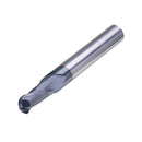 Drillpro R0.5-R5mm Ball Nose Tungsten Carbide End Mill Cutter HRC55 TiAlN Coating End Milling Cutter CNC Tool