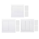 86 Type 1/2/3-Way Wireless Remote Control Switch 433MHz RF Wall Panel Transmitter