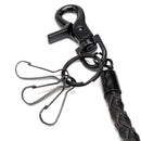 Punk PU Leather Biker Keychain Key Jeans Wallet Belt Chain Hip-hop Clasp Keyring