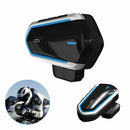 Motorcycle Helmet Headset MP3 Microphone with bluetooth Function Blue Frame QTB35