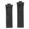 24MM Replacement Black Rubber Wrist Watch Band Strap for ORIS Diver TT1 Watch