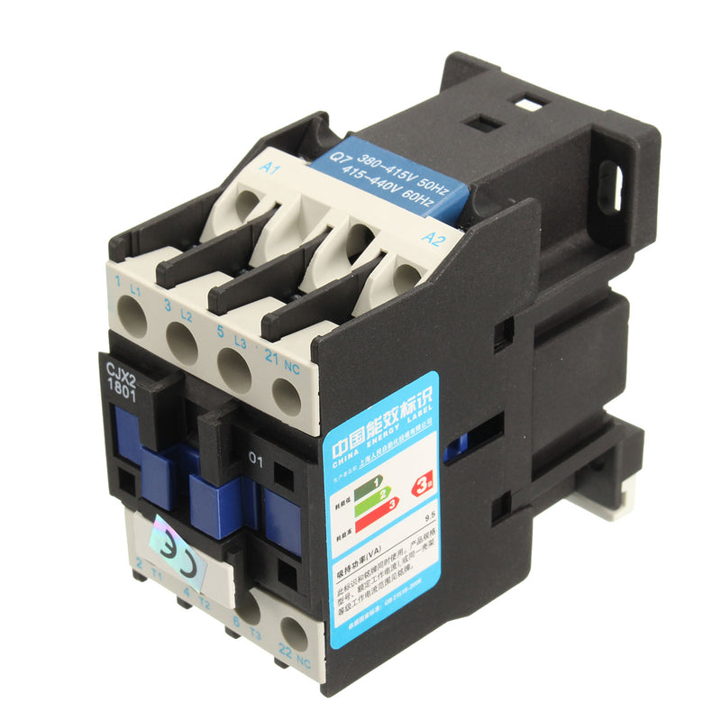 CJX2-1801 AC 220V/380V 18A Contactor Motor Starter Relay 3 POLE+1NC COIL 4KW 7.5KW