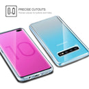 Full Body Clear Touch Screen Protective Case+3D Tempered Glass Screen Protector For Samsung Galaxy S10 Plus