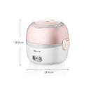 Bear Portable Electric Heating Rice Cooker Plug-in Heating Insulation Hot Rice Pot for Worker