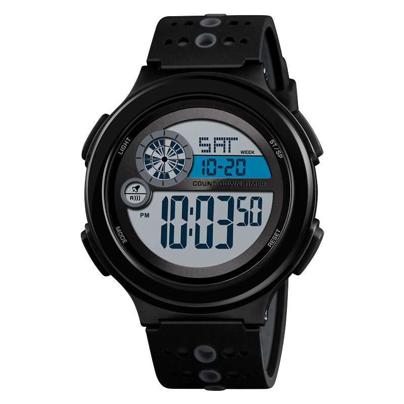SKMEI 1374 Luminous Display 50M Waterproof Digital Watch Men Fashion Stopwatch Countdown Sport Watch