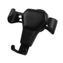 ABS Car Phone Holder Air Vent Outlet Stand Gravity Linkage Clip Mount for iPhone/Samsung/Xiaomi