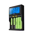 Miboxer C4 LCD Display Rapid Intelligent Li-ion/IMR/INR Battery Charger 4 Slots US Plug