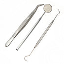 Stainless Steel Dental Instruments Mouth Mirror Probe Plier Kit