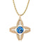 Unisex Fidget Spinner Necklace Four Leaf Crab Craws Pendant Necklace Women Men