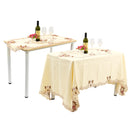 Embroidered Tablecloth Home Table Decor Lace Rose Cutwork Restaurant Table Cover