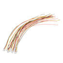 Excellway 10 Sets Mini JST 2.0mm PH 4Pin 26AWG Male Female Connector Plug Wire Cables 300mm