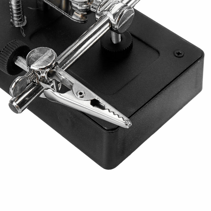 5LED Light Desk Lamp Magnifier Desktop Magnifying Glass Adjustable Support Clamp