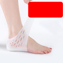 A Pair of Hidden Silica Gel Increase High Growth Heel Pad Height Lifting Cup Insert Foot Support