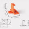 10PCS DF-22 Fixed Bracket Support Compact Cable Conductor Wire Connector Terminal Block PCT-2-2 PCT-3-3