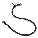 Punk PU Leather Biker Keychain Key Jeans Wallet Belt Chain Hip-hop Clasp Keyring