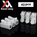 Excellway CH3 Quick Wire Connector Terminal Block Spring Connector LED Strip Light Wire Connector