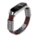 Bakeey Retro Butterfly Push Button Deployment Buckle Metal Watch Band Strap Replacement for Xiaomi Mi band 3 Xiaomi Mi band 4