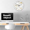 Loskii CC016 Creative Marble Pattern Wall Clock Mute Wall Clock Quartz Wall Clock For Home Office Decorations