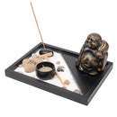 Buddist Statue Zen Garden Sand Kit Tealight Holder Spiritural Meditation Decorations