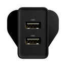 Basues 10.5W 2A Smart Protection Dual USB Travel Charger UK Plug Fast Charging Speed Mini Universal Charger Adapter for Samsung S10+ Xiaomi 9T Redmi Note8