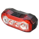 BIKIGHT 150LM Bicycle Light 4LED 5 Models USB Rechargeable Safety Front Tail Light
