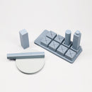 Chocolate Lipstick Storage Box Simple 8 Grid Desktop Jewelry Box Make up Storage Box Cosmetic Bag