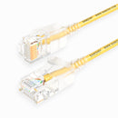 SAMZHE 0.5~5M 10Gbps Ultrafine CAT6A Yellow Ethernet Patch Cable Slim LAN Networking Cable